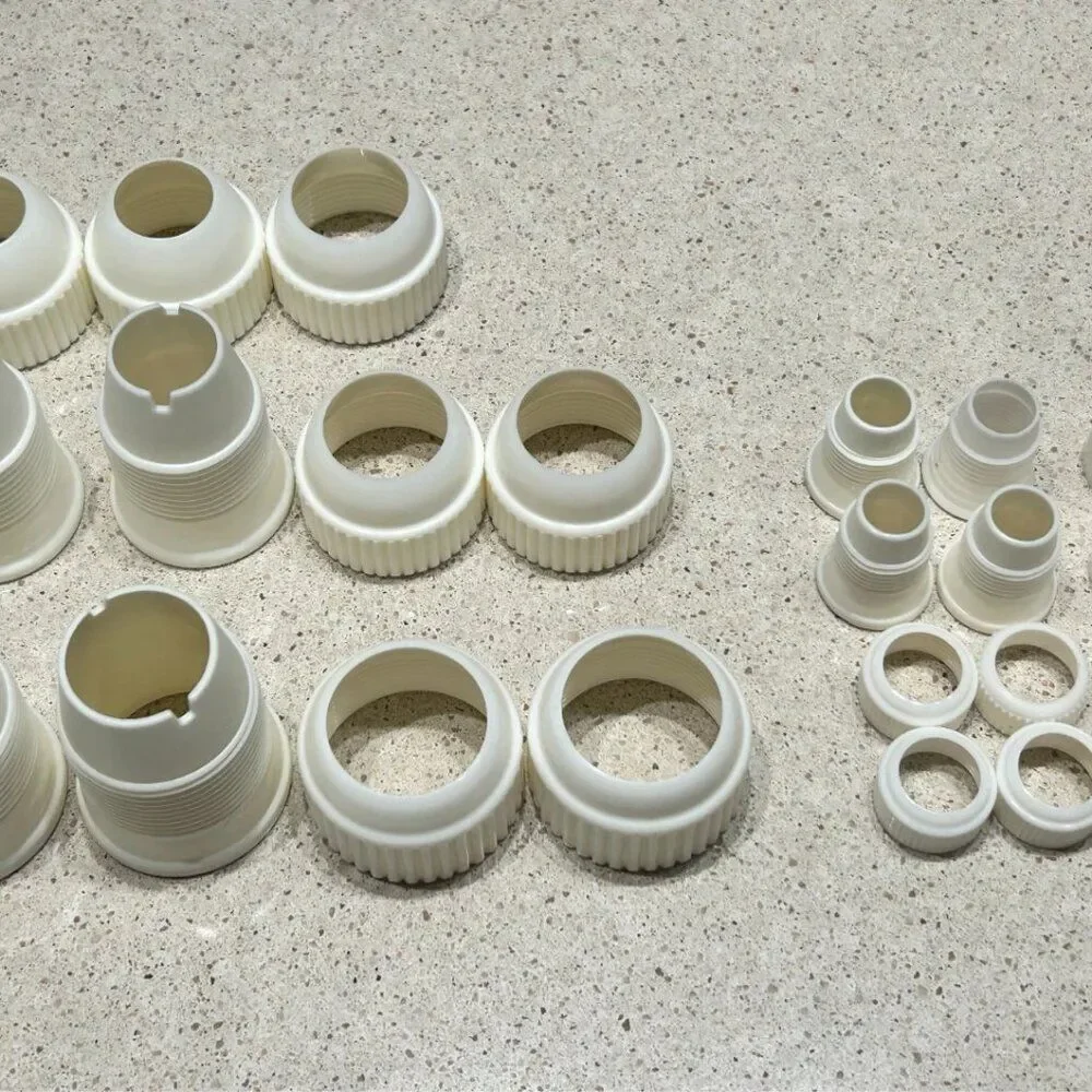 Ateco August Thomsen Cake Decorating Lot - Standard, Med & Large Couplers